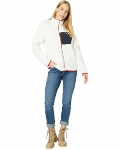 Deals ❤️ Tommy Hilfiger Coats & Outerwear Sherpa Jacket with Nylon Pocket 👏 -Tommy Hilfiger Shop 71RwBlrF0WL. AC SR736920