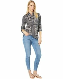 Discount 🛒 Tommy Hilfiger Shirts & Tops Bandana Button Popover Blouse 🎁 -Tommy Hilfiger Shop 71SBqbVixL. AC SR736920