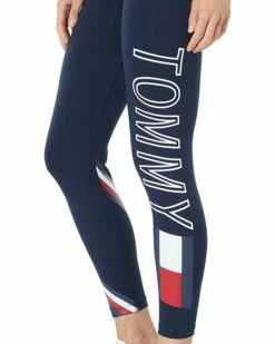 Wholesale 🤩 Tommy Hilfiger Sport Pants High-Rise 7/8 Length Tommy Logo Printed Leggings ⭐ -Tommy Hilfiger Shop 71SLOq2mjEL. AC SR736920