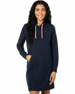 New ✔️ Tommy Hilfiger😍 Dresses Ottoman Hoodie Dress 😉