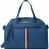 New 🛒 Tommy Hilfiger Handbags Irene II Convertible Dome Satchel Saffiano PVC 🤩