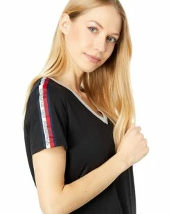 Buy ✨ Tommy Hilfiger🔔 Dresses Solid V-Neck Dress 🎁 -Tommy Hilfiger Shop 71V4yjHpAL. AC SR736920
