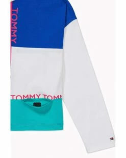 Promo 🥰 Tommy Hilfiger Adaptive Shirts & Tops Rose Hooded Tunic Shirt w/ Zipper Closure and Port Access (Little Kids/Big Kids) ⭐ -Tommy Hilfiger Shop 71WA2 hTQIL. AC SR736920