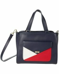 Best Sale 🌟 Tommy Hilfiger Handbags Tessa Convertible Satchel - Color-Block PVC 👍