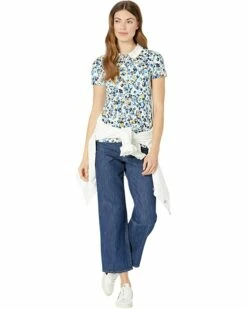 Deals ⭐ Tommy Hilfiger Shirts & Tops Short Sleeve Floral Polo 🌟 -Tommy Hilfiger Shop 71Y7xpFkDZL. AC SR736920