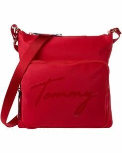 Coupon 😀 Tommy Hilfiger Handbags Melanie II North/South Crossbody - Smooth Nylon 💯