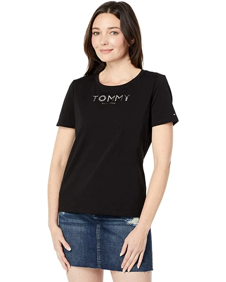 Hot Sale ❤️ Tommy Hilfiger Shirts & Tops Embellished T-Shirt 😀 1 Hot Sale ❤️ Tommy Hilfiger Shirts & Tops Embellished T-Shirt 😀