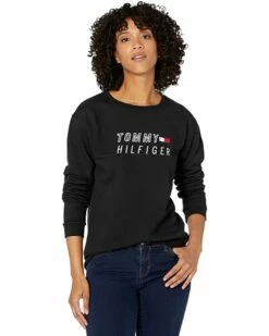 Budget ❤️ Tommy Hilfiger Sport Shirts & Tops Fleece Color-Blocked Crew 😉