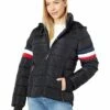 Top 10 🌟 Tommy Hilfiger Coats & Outerwear Short Puffer w/ Sleeve Detail ❤️