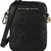 Best deal 👍 Tommy Hilfiger Handbags Boxed Set Phone Crossbody with Card Case Bias Embossed PVC 👍