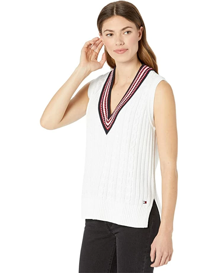 Wholesale 🥰 Tommy Hilfiger Sweaters Global V-Neck Sweater Vest ⭐ 1 Wholesale 🥰 Tommy Hilfiger Sweaters Global V-Neck Sweater Vest ⭐