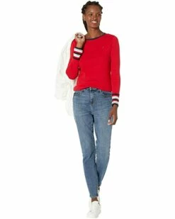 Budget ✨ Tommy Hilfiger Shirts & Tops Long Sleeve Stripe Cuff Top ✨ -Tommy Hilfiger Shop 71hE4tLnZPL. AC SR736920