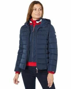 Top 10 ❤️ Tommy Hilfiger Coats & Outerwear Puffer Jacket with Global Trim 😍