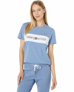 Outlet 🎉 Tommy Hilfiger Sport Shirts & Tops Slim Crew Neck Logo ✨