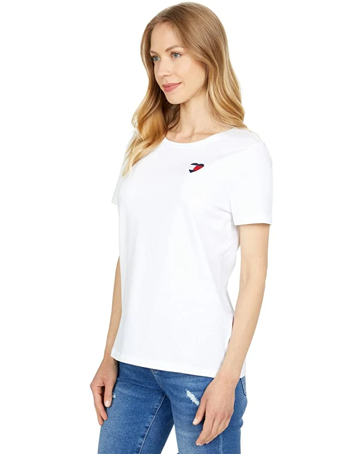 Flash Sale ⭐ Tommy Hilfiger Shirts & Tops Short Sleeve Heart Flag Tee 🛒 2 Flash Sale ⭐ Tommy Hilfiger Shirts & Tops Short Sleeve Heart Flag Tee 🛒 - Image 2