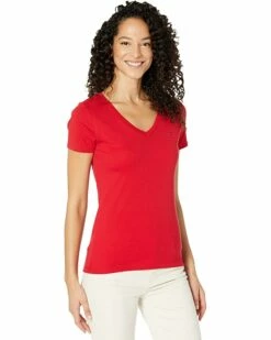 Discount 🔥 Tommy Hilfiger Shirts & Tops Short Sleeve V-Neck Flag Tee ❤️ -Tommy Hilfiger Shop 71l0PpTYTL. AC SR736920