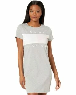 Best Sale 🎉 Tommy Hilfiger Dresses Short Sleeve Flag Tee Dress 🌟