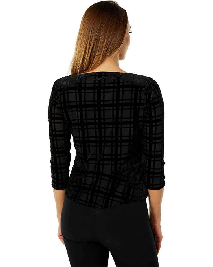 Cheapest โญ Tommy Hilfiger Shirts & Tops 3/4 Sleeve Burnout Wrap Top ๐ 2 Cheapest โญ Tommy Hilfiger Shirts & Tops 3/4 Sleeve Burnout Wrap Top ๐ - Image 2