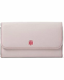 Budget ✨ Tommy Hilfiger Wallets Lynn II Flap Accordian Wallet Pebble PVC ❤️