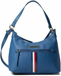 Budget ❤️ Tommy Hilfiger Handbags Irene II Baquette Satchel Saffiano PVC 💯