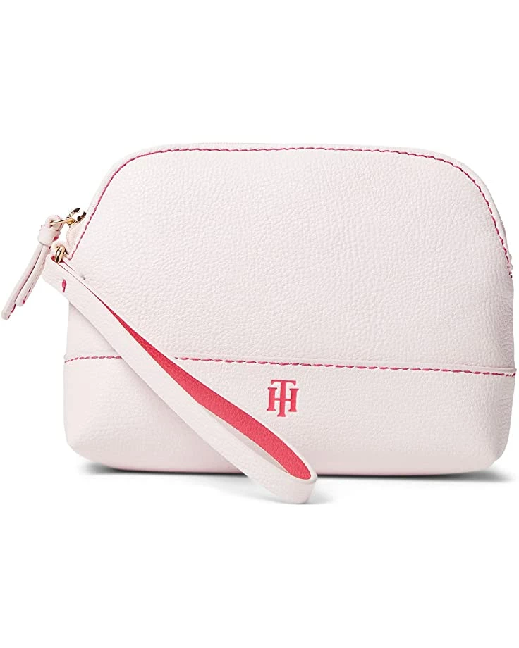 Deals 🧨 Tommy Hilfiger Handbags Lynn II Small Dome Wristlet Pebble PVC ⭐ 1 Deals 🧨 Tommy Hilfiger Handbags Lynn II Small Dome Wristlet Pebble PVC ⭐