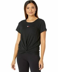 Brand new 🥰 Tommy Hilfiger Sport Shirts & Tops Short Sleeve Waffle Tee w/ Twist Detail 💯 -Tommy Hilfiger Shop 71tVhKSnKBL. AC SR736920