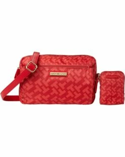 Best reviews of 🔥 Tommy Hilfiger Handbags Naomi II Camera Crossbody with Pouch Bias Smooth Nylon 🥰