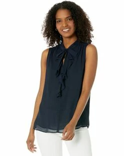 Promo 🔥 Tommy Hilfiger Shirts & Tops Sleeveless Tie Neck Blouse ❤️ -Tommy Hilfiger Shop 71uln94481L. AC SR736920