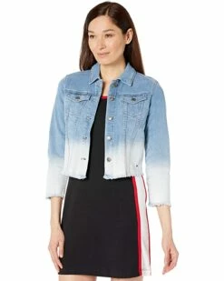Cheap ❤️ Tommy Hilfiger Coats & Outerwear Dip-Dye Denim Jacket 😉