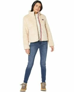 Best reviews of 🌟 Tommy Hilfiger Coats & Outerwear Embossed Faux Fur Puffer 😍 -Tommy Hilfiger Shop 71zEb09bZ7L. AC SR736920