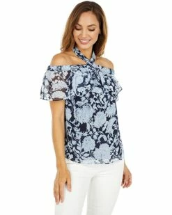 Promo ⌛ Tommy Hilfiger Shirts & Tops Floral Halter Top ✨ -Tommy Hilfiger Shop 8107siKjzPS. AC SR736920