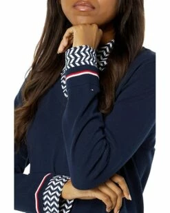Deals 🌟 Tommy Hilfiger Sweaters Chevron Twofer Sweater 👏 -Tommy Hilfiger Shop 812fj9IUfVL. AC SR736920