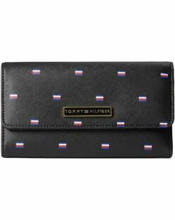 Coupon ⭐ Tommy Hilfiger Wallets Irene II Continental Wallet Corporate Critter Texture PVC ✨