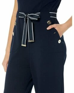 Outlet 😀 Tommy Hilfiger Jumpsuits & Rompers Scuba Crepe Jumpsuit with Hardware 🎁 -Tommy Hilfiger Shop 813lwbDdKQL. AC SR736920