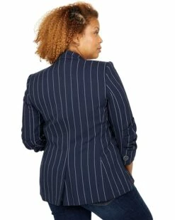 Best Sale 🔥 Tommy Hilfiger Coats & Outerwear Pinstripe Blazer One-Button ✨ -Tommy Hilfiger Shop 813w48aJWHL. AC SR736920