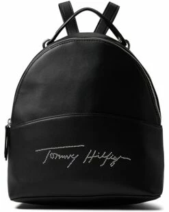 Wholesale ✨ Tommy Hilfiger Backpacks Sandra-Backpack-Smooth Grain PVC 🧨