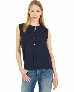 Buy ✨ Tommy Hilfiger Shirts & Tops Sleeveless Band Collar Blouse ⭐ 11 Buy ✨ Tommy Hilfiger Shirts & Tops Sleeveless Band Collar Blouse ⭐ -Tommy Hilfiger Shop 815bdT3rrS. AC SR736920