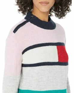 New ✨ Tommy Hilfiger Adaptive Sweaters Port Access Bell Sleeve Flag Sweater 🎉 -Tommy Hilfiger Shop 8167AZjR XL. AC SR736920