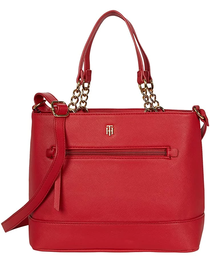 Outlet ๐ฅฐ Tommy Hilfiger Handbags Parker II Convertible Satchel - Saffiano PVC ๐ 4 Outlet ๐ฅฐ Tommy Hilfiger Handbags Parker II Convertible Satchel - Saffiano PVC ๐ - Image 4