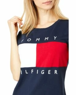 Hot Sale ✨ Tommy Hilfiger🎉 Dresses Short Sleeve Logo Block Flag T-Shirt😍 Dress ✔️ -Tommy Hilfiger Shop 81A2u4rWkwL. AC SR736920