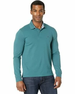 Wholesale 👍 Tommy Hilfiger Shirts & Tops Long Sleeve Polo Shirt in Classic Fit ✨