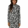 Deals ✨ Tommy Hilfiger Dresses Long Sleeve Printed Jersey Dress 🛒