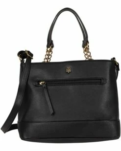 Outlet 🥰 Tommy Hilfiger Handbags Parker II Convertible Satchel - Saffiano PVC 😍