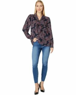 Budget 👍 Tommy Hilfiger Shirts & Tops Long Sleeve Floral Bow Blouse ⭐ -Tommy Hilfiger Shop 81NFT2B2xPL. AC SR736920