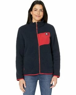 Deals ❤️ Tommy Hilfiger Coats & Outerwear Sherpa Jacket with Nylon Pocket 👏 -Tommy Hilfiger Shop 81NTE38tQTL. AC SR736920