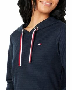 New ✔️ Tommy Hilfiger😍 Dresses Ottoman Hoodie Dress 😉 -Tommy Hilfiger Shop 81Pf RSWTWL. AC SR736920