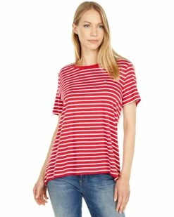 Discount ❤️ Tommy Hilfiger Shirts & Tops Woven Back Tee ✨