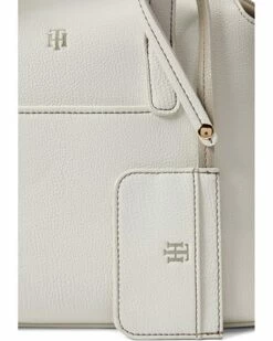 Outlet 🎉 Tommy Hilfiger Handbags Lynn II Convertible Satchel w/ Pouch Pebble PVC 🥰 -Tommy Hilfiger Shop 81T4MCvKmL. AC SR736920