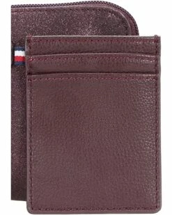 Budget ❤️ Tommy Hilfiger Handbags Boxed Set Small Wristlet with Card Case Glitter, Pebble PVC ✔️ -Tommy Hilfiger Shop 81TUGL6jhyL. AC SR736920