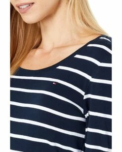 Hot Sale ❤️ Tommy Hilfiger Shirts & Tops Long Sleeve Stripe Flag Tee 👏 -Tommy Hilfiger Shop 81V5p9t4r2L. AC SR736920